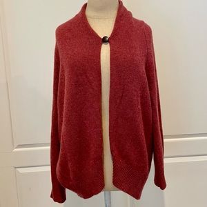 Brochu Walker Cashmere Rolled Collar Button Cardigan